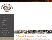 Tablet Screenshot of bridgehouse.co.nz